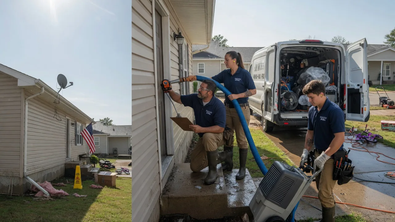 Ceiling Water Damage Restoration in Russell Springs, KY near me